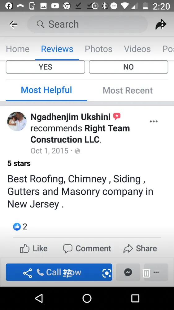 Slide of Right Team Construction