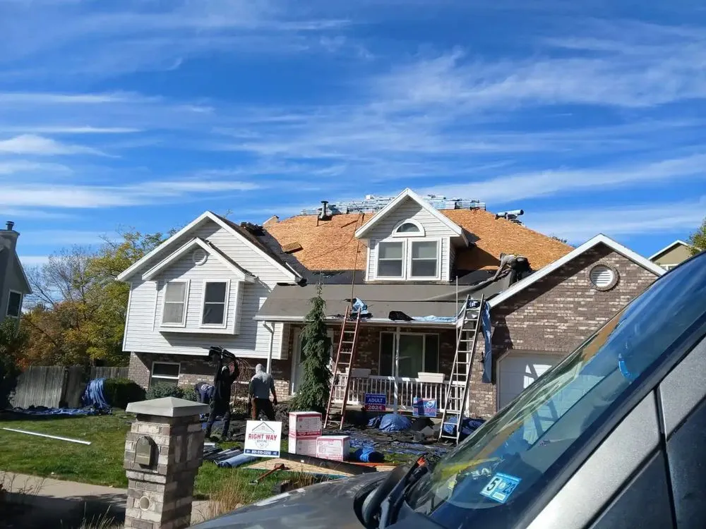 Slide of Right Way Roofing