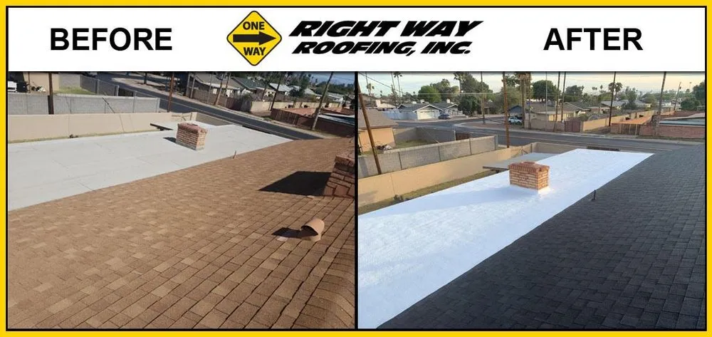 Slide of Right Way Roofing
