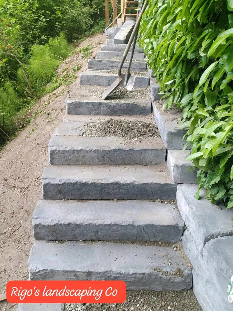 Slide of Rigos Landscaping