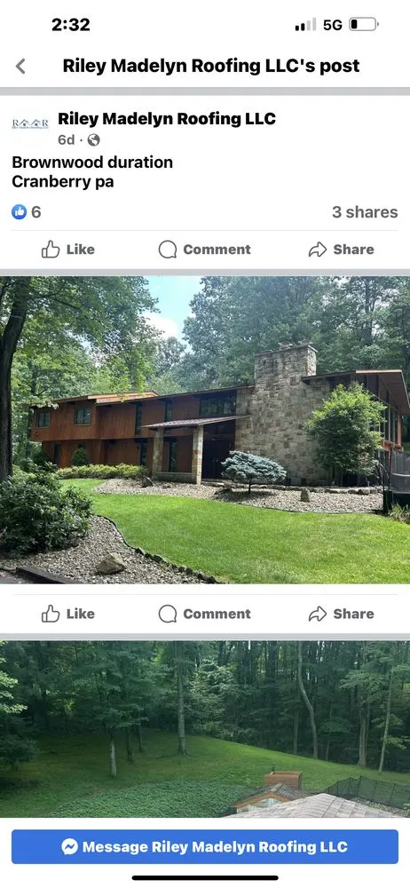 Slide of Riley Madelyn Roofing