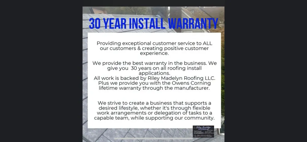 Slide of Riley Madelyn Roofing