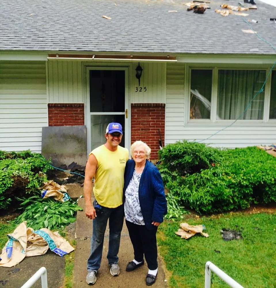 Slide of Ritter's Roofing