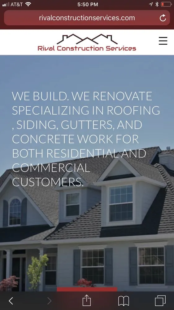 Slide of Rival Construction Services