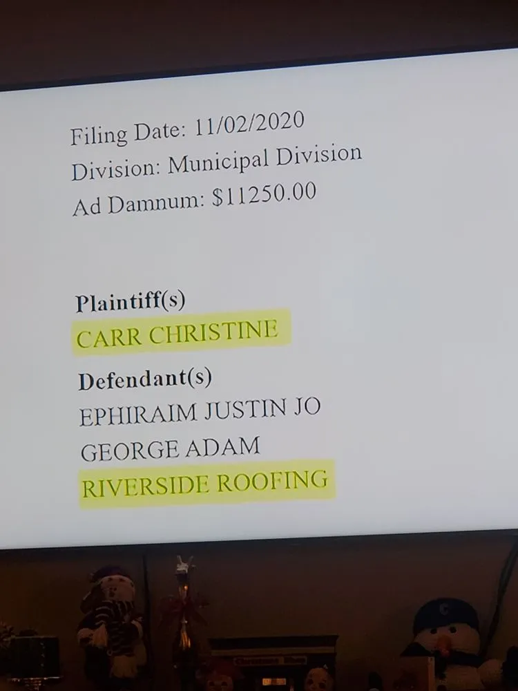 Slide of Riverside Roofing & Masonry