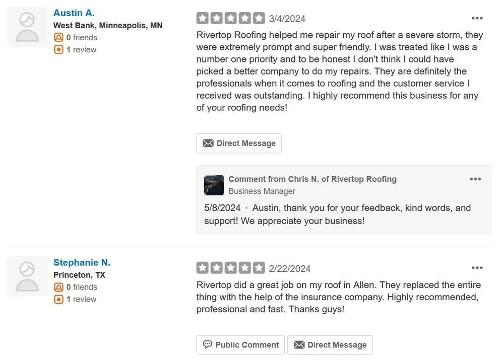 Slide of Rivertop Roofing