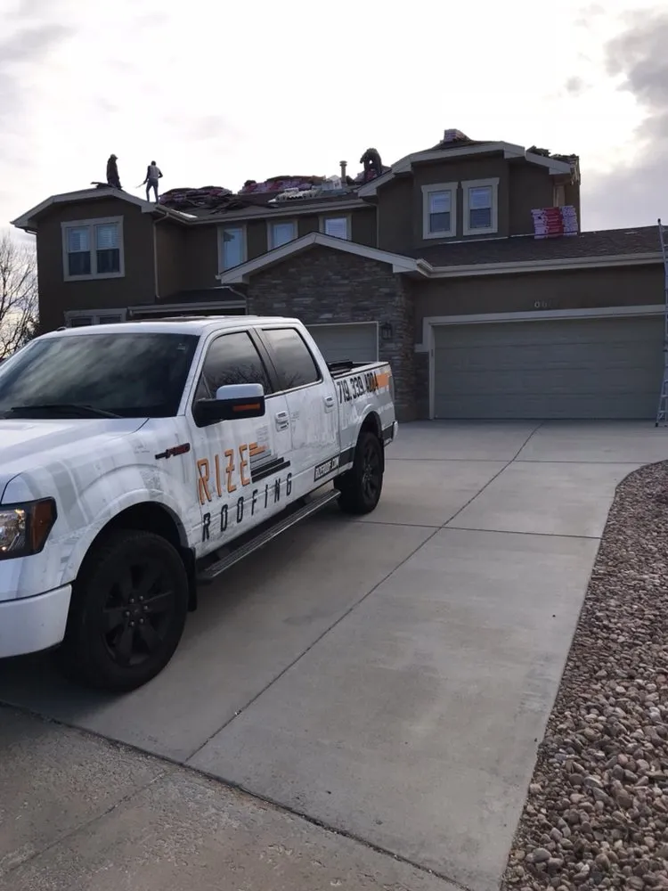 Slide of RIZE Roofing