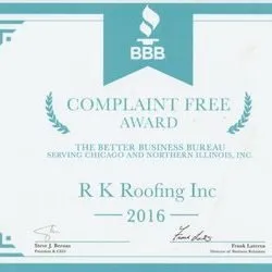 Slide of R.K. Roofing