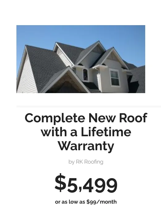 Slide of R.K. Roofing