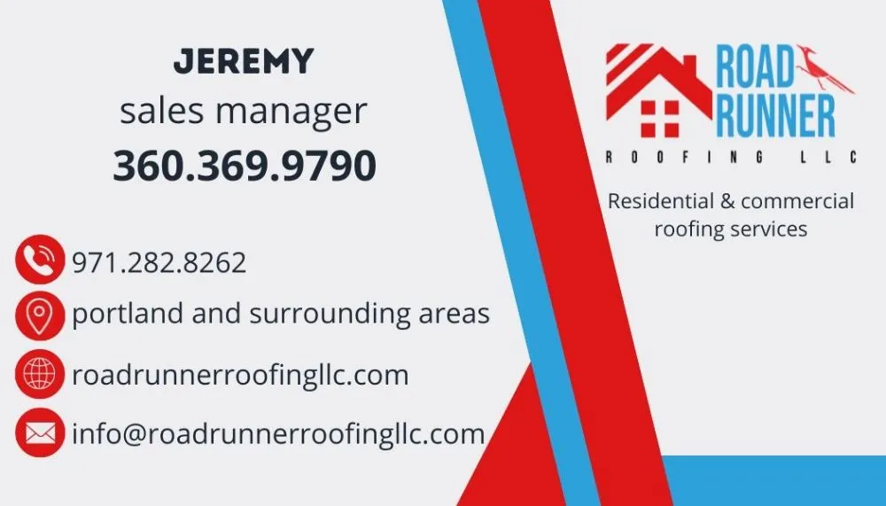 Slide of Road Runner Roofing