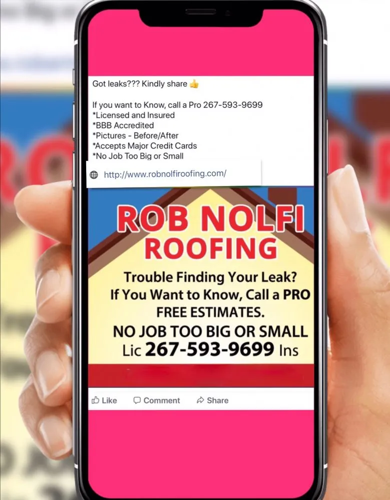 Slide of Rob Nolfi Roofing