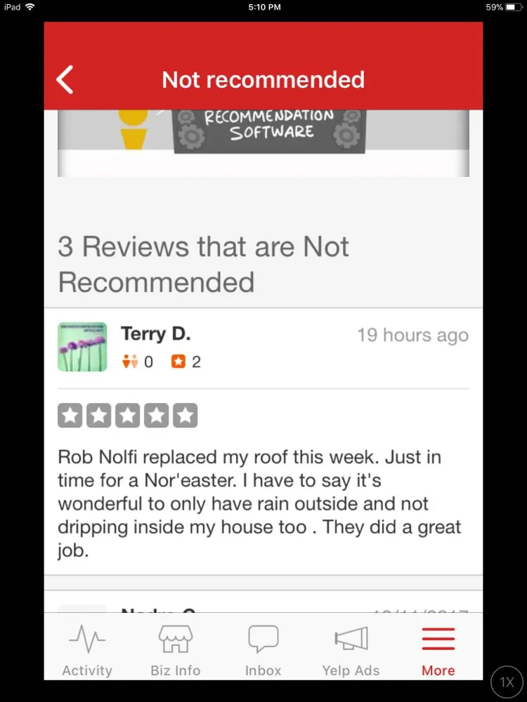 Slide of Rob Nolfi Roofing