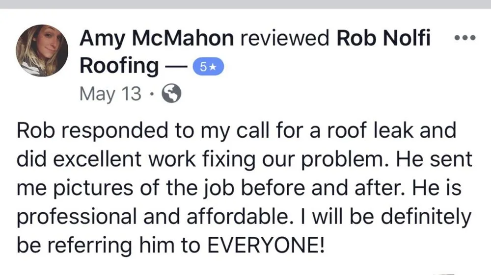 Slide of Rob Nolfi Roofing