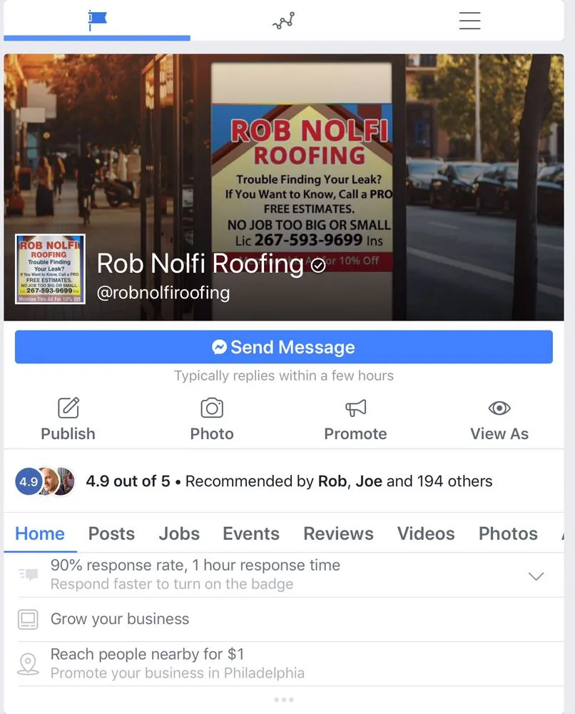 Slide of Rob Nolfi Roofing
