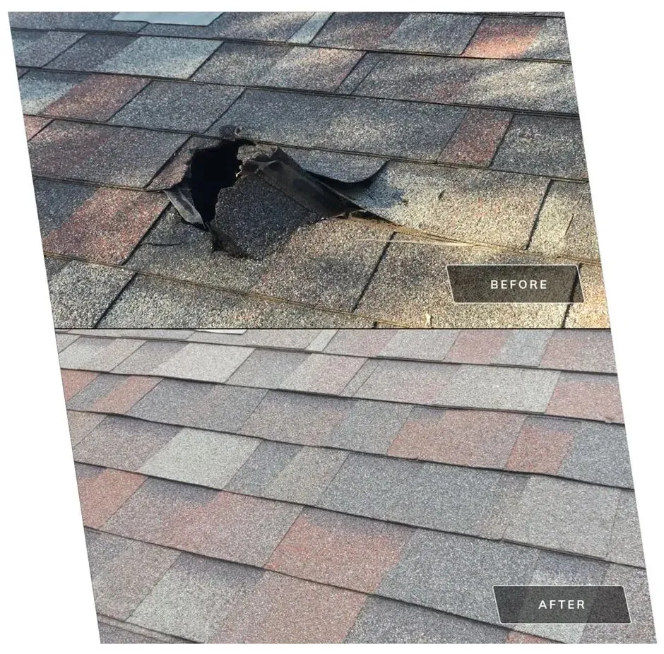 Slide of Robbies Roofing