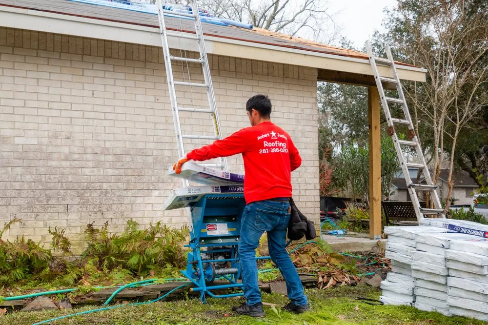 Slide of Robert Juelich Roofing