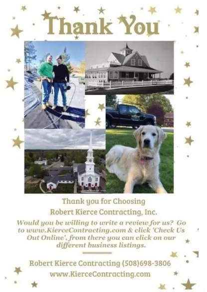 Top-rated roof installation in Foxboro, MA by Robert Kierce Contracting