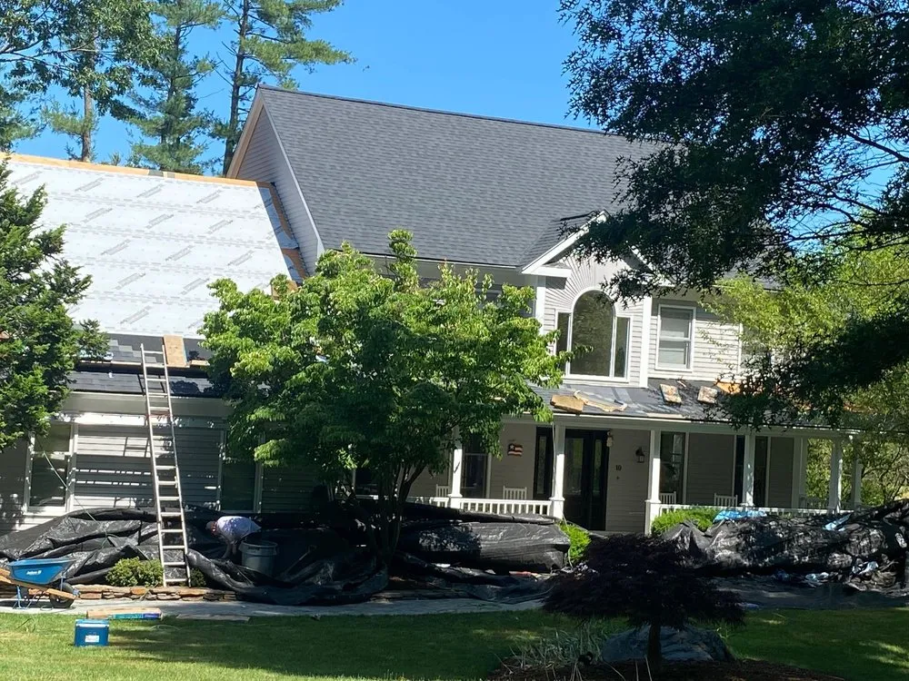 Emergency roof installation for homes in Foxboro, MA by Robert Kierce Contracting