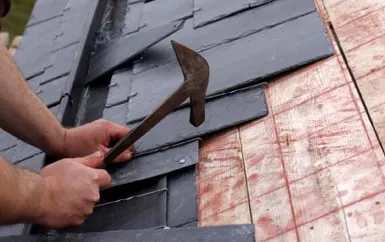 Slide of Robert's Roofing