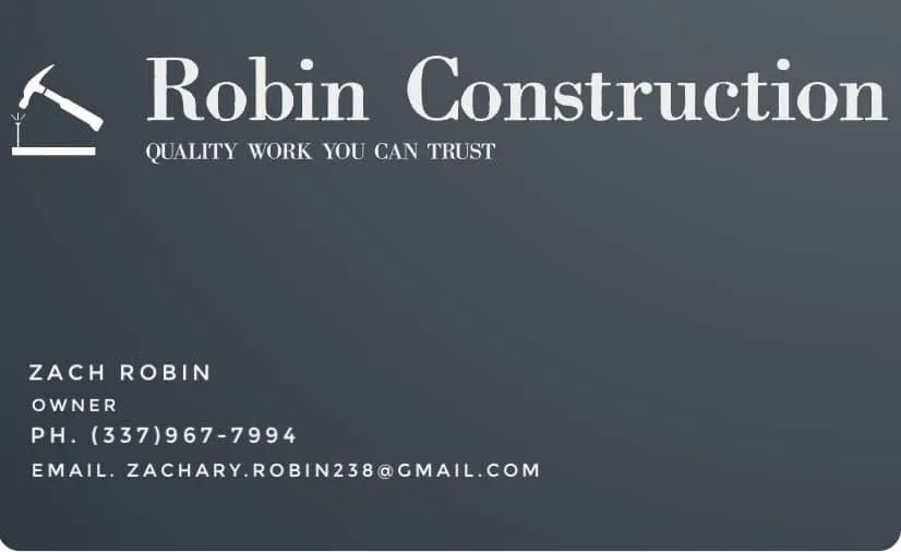 Slide of Robin Construction