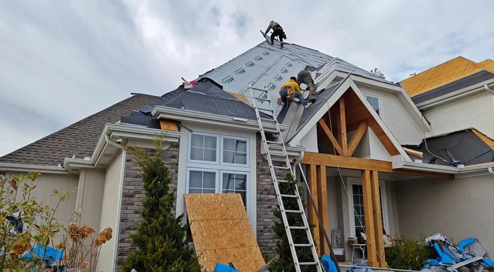 Slide of Robinson Roofing Kc