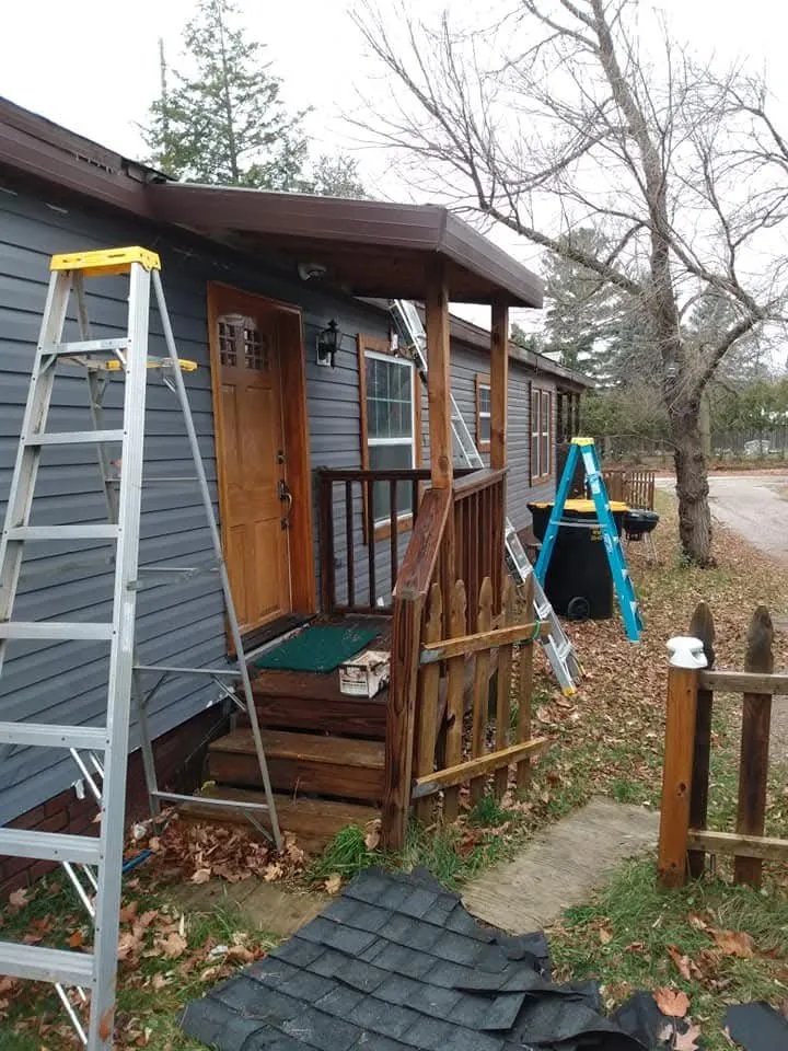 Top-rated storm damage roof repair in Luzerne, MI by Robinsons Home Services