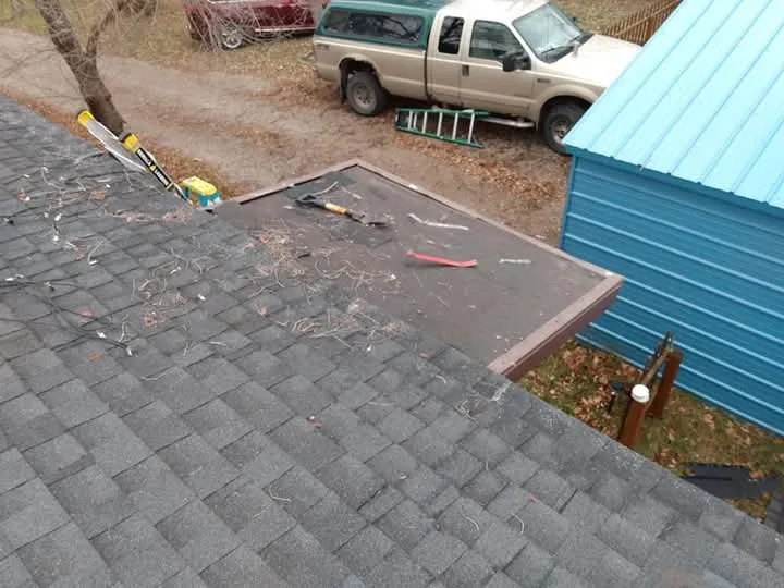 Expert storm damage roof repair with free inspection in Luzerne, MI by Robinsons Home Services