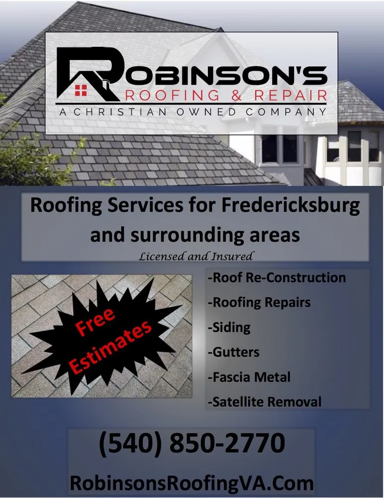 Slide of Robinson's Roofing & Repair - A Christian Owned Company