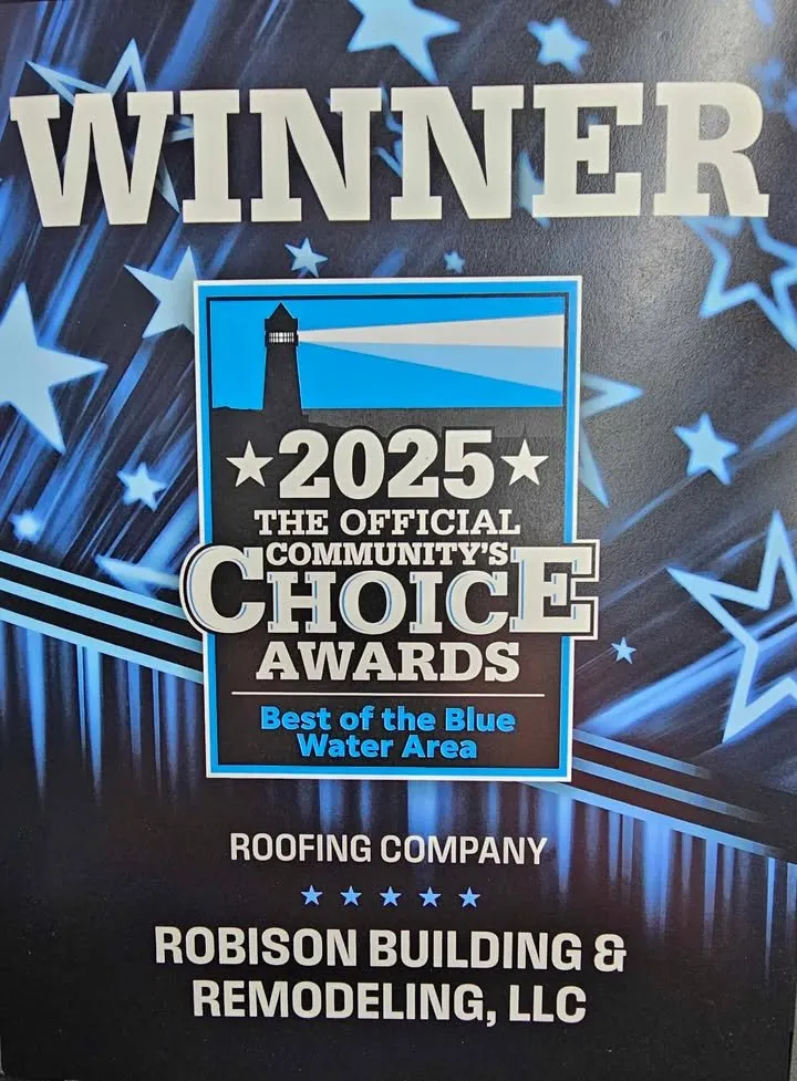 Expert residential roofing service experts serving Kimball, MI - Robison Building and Remodeling