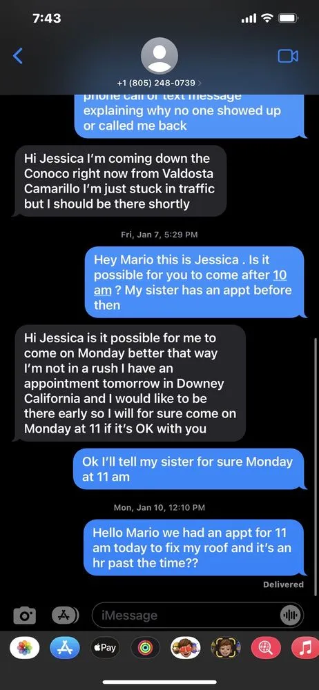 Slide of Robles Roofing