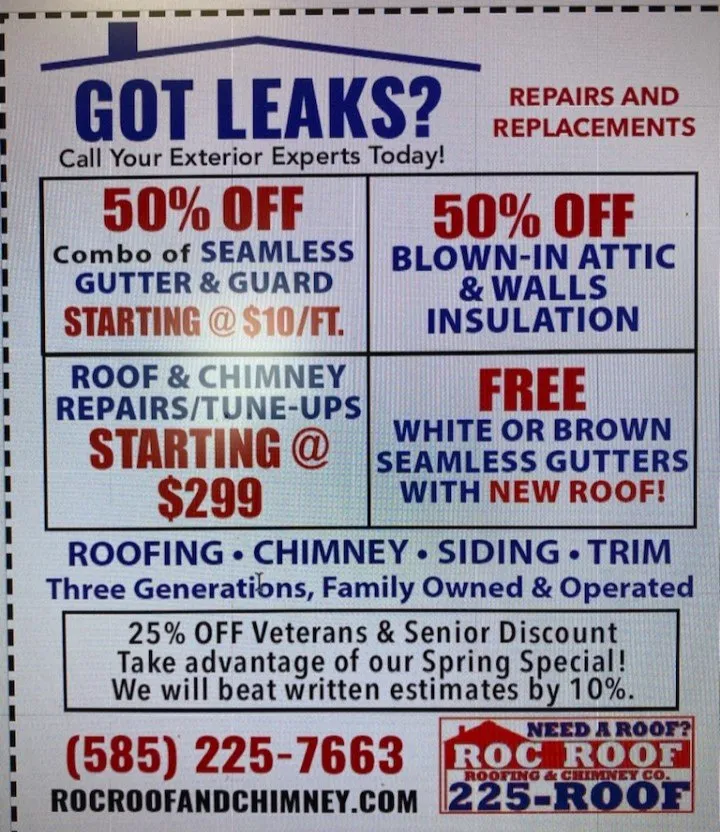 Slide of Roc Roof and chimney