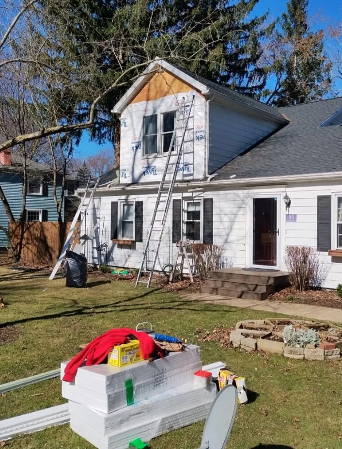Slide of Roc Roof and chimney