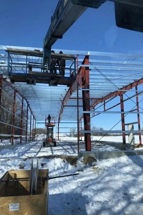 Slide of Rock Central Construction