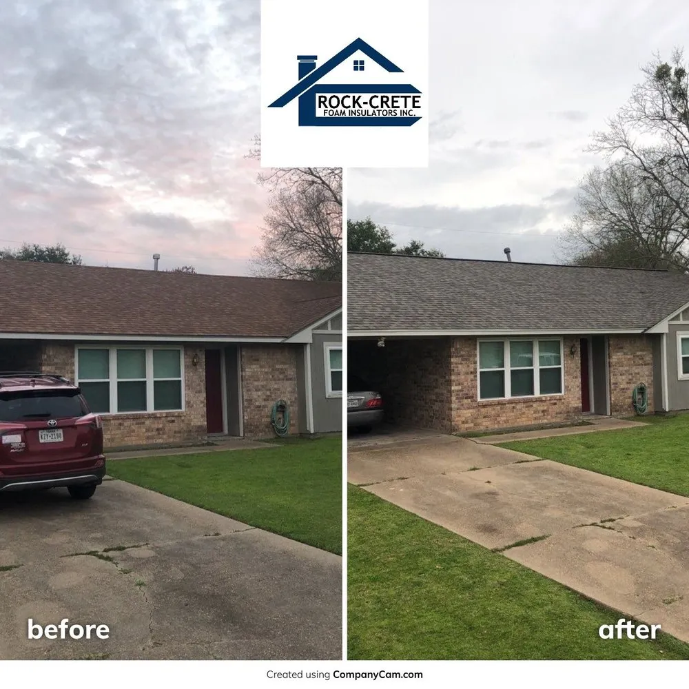Local shingle roofing service near you in North Zulch, TX by Rock-Crete Foam Insulators & Roofing