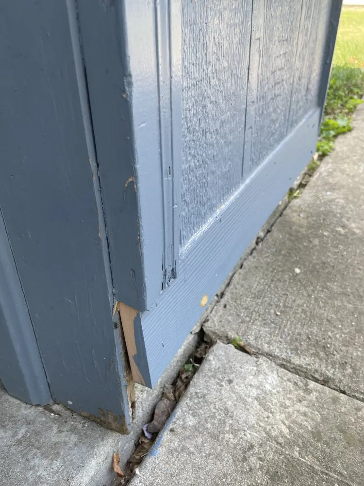 Slide of Rock Gutter Service