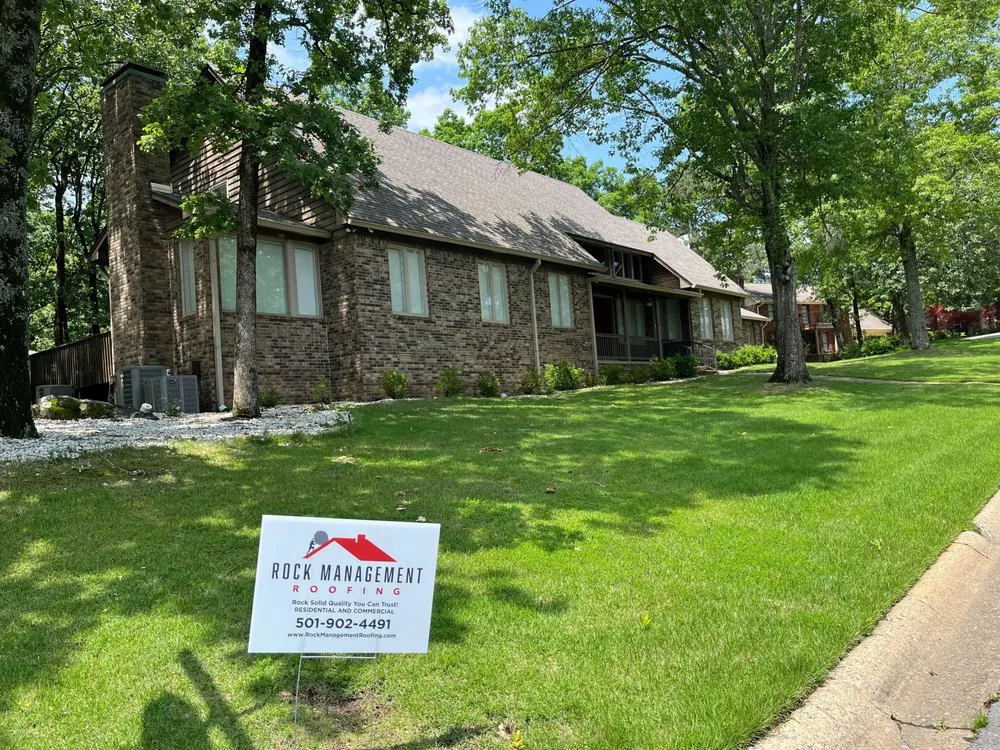 Slide of Rock Management Roofing