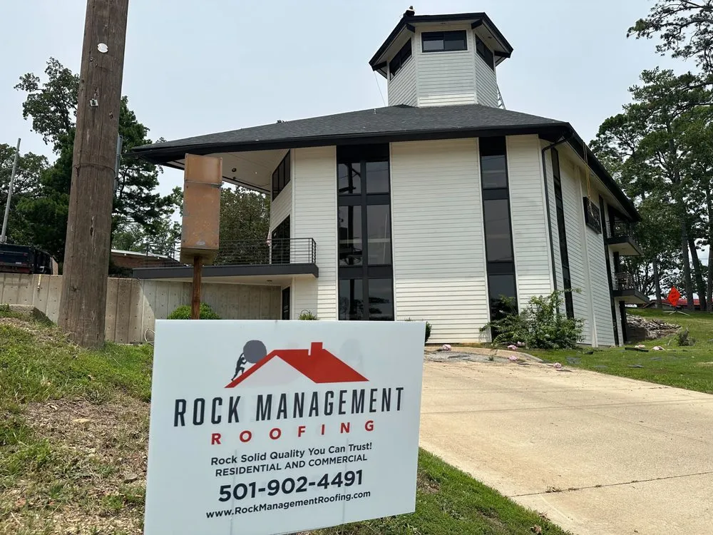 Slide of Rock Management Roofing
