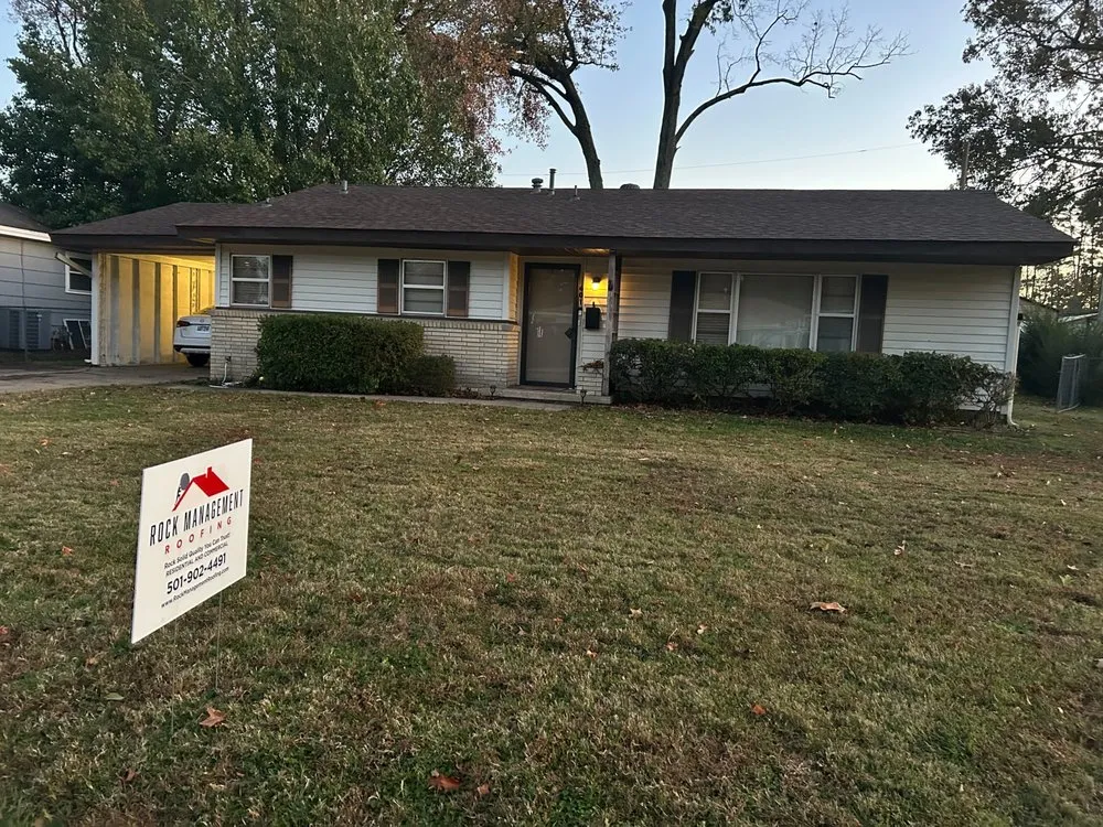 Slide of Rock Management Roofing