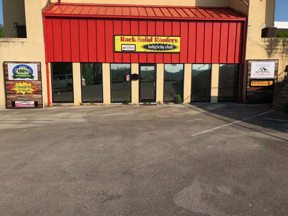 Slide of Rock Solid Roofers