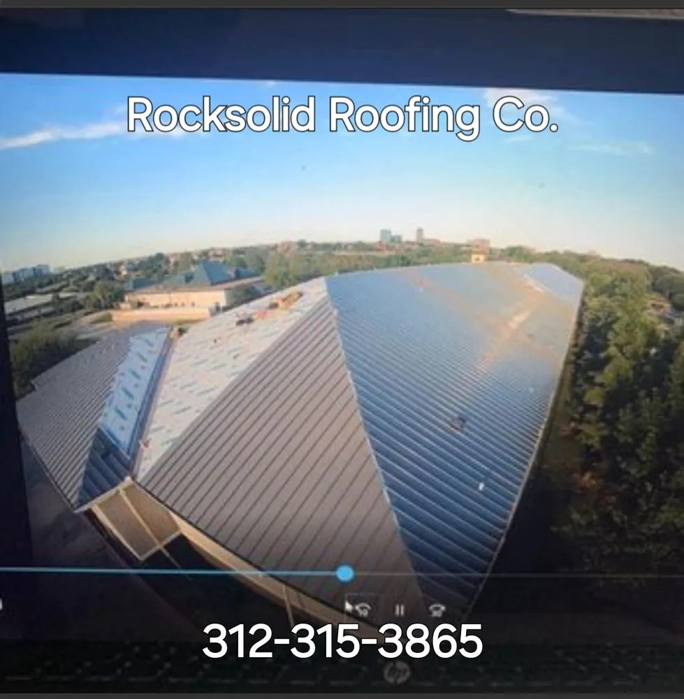 Slide of Rock Solid Roofing Company