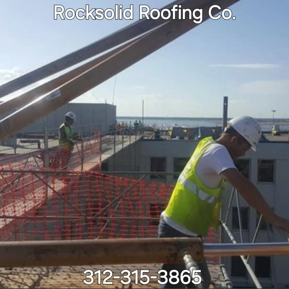 Slide of Rock Solid Roofing Company