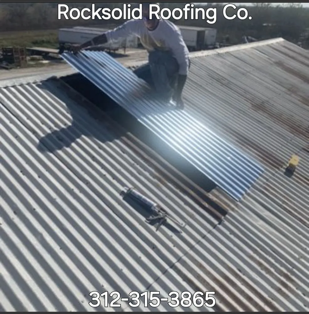 Slide of Rock Solid Roofing Company