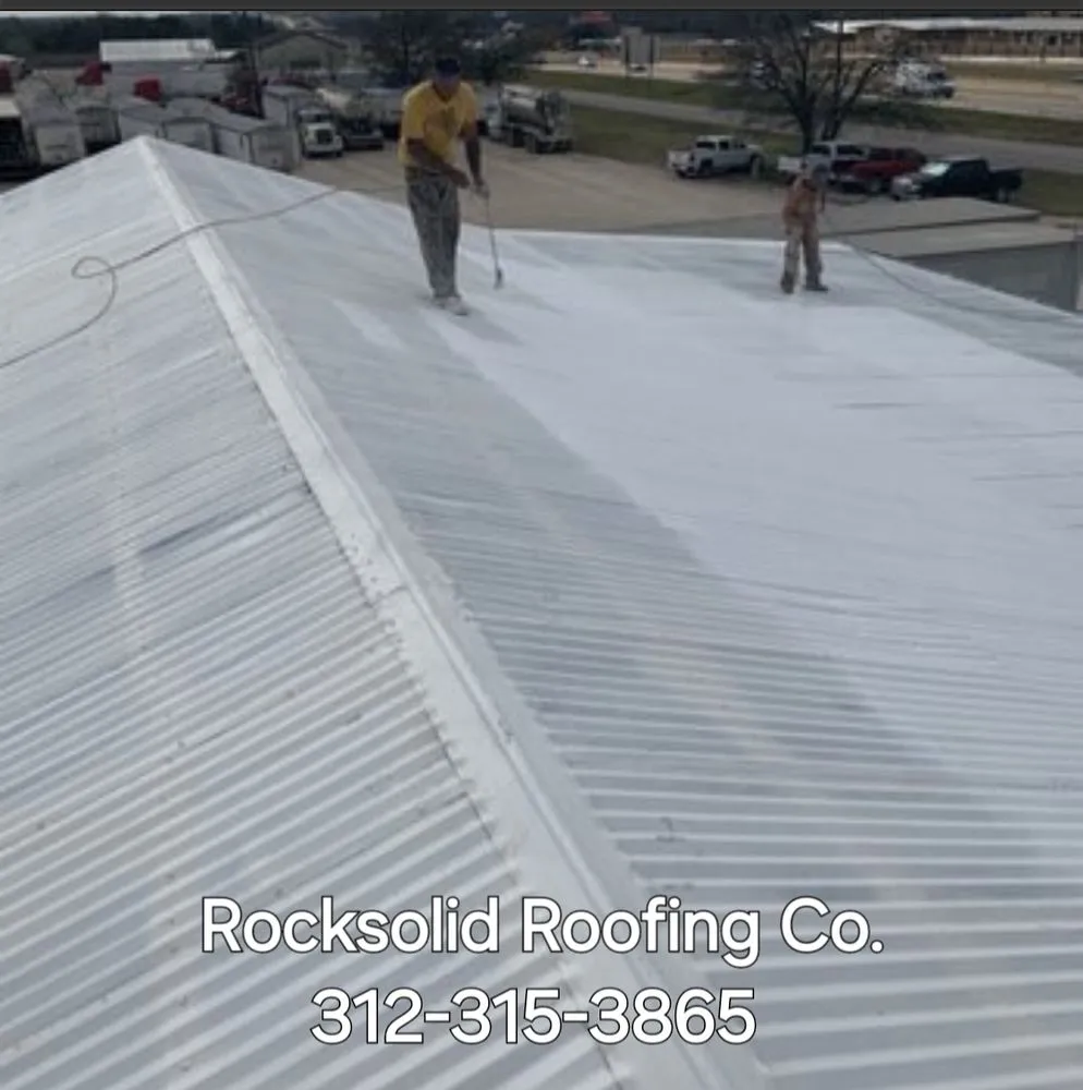 Slide of Rock Solid Roofing Company
