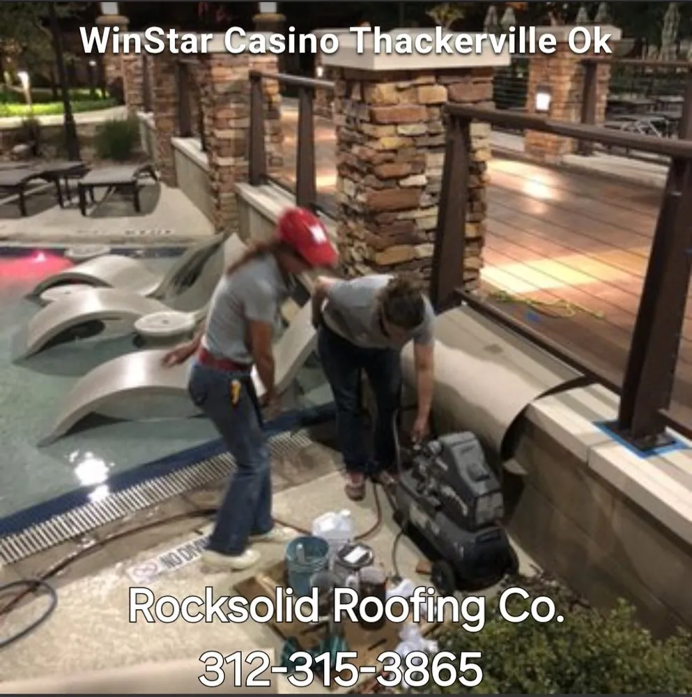Slide of Rock Solid Roofing Company