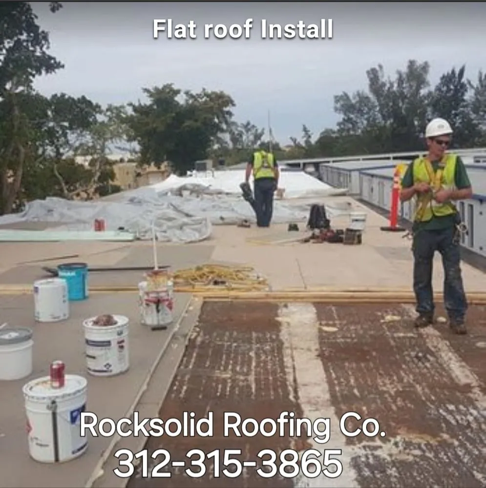 Slide of Rock Solid Roofing Company