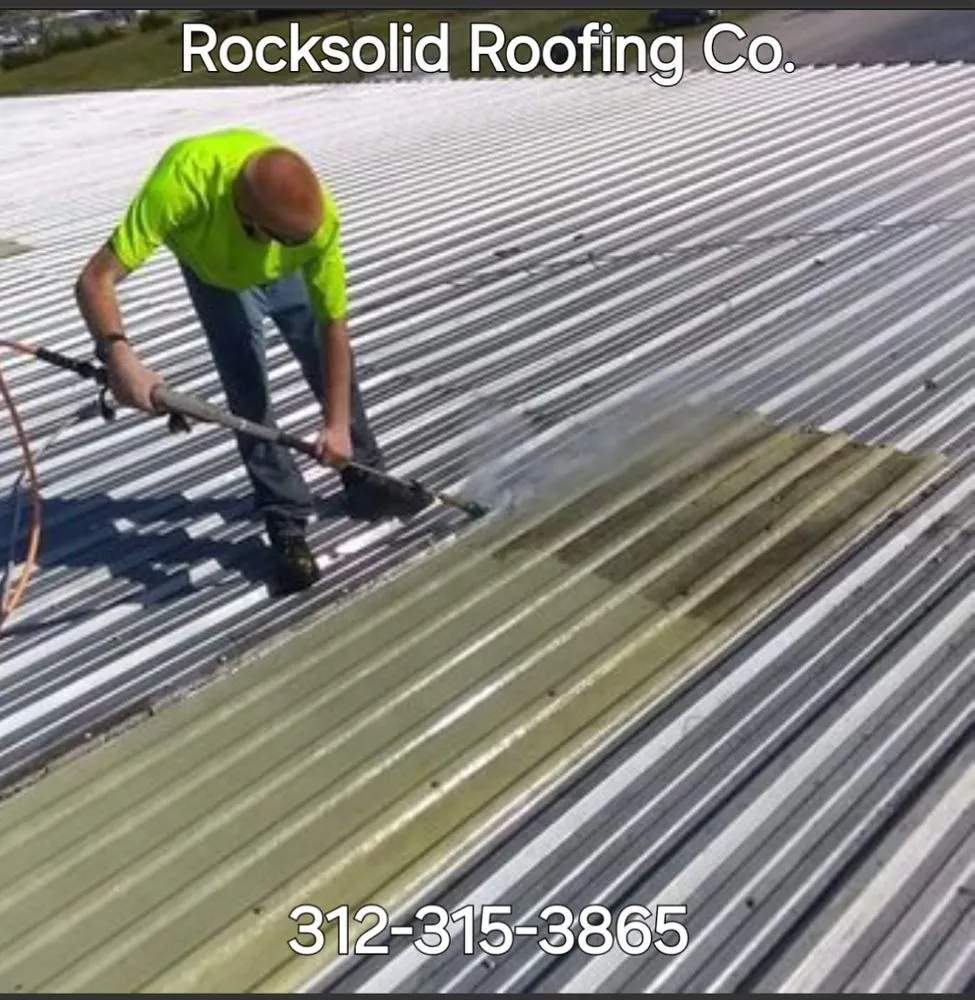 Slide of Rock Solid Roofing Company
