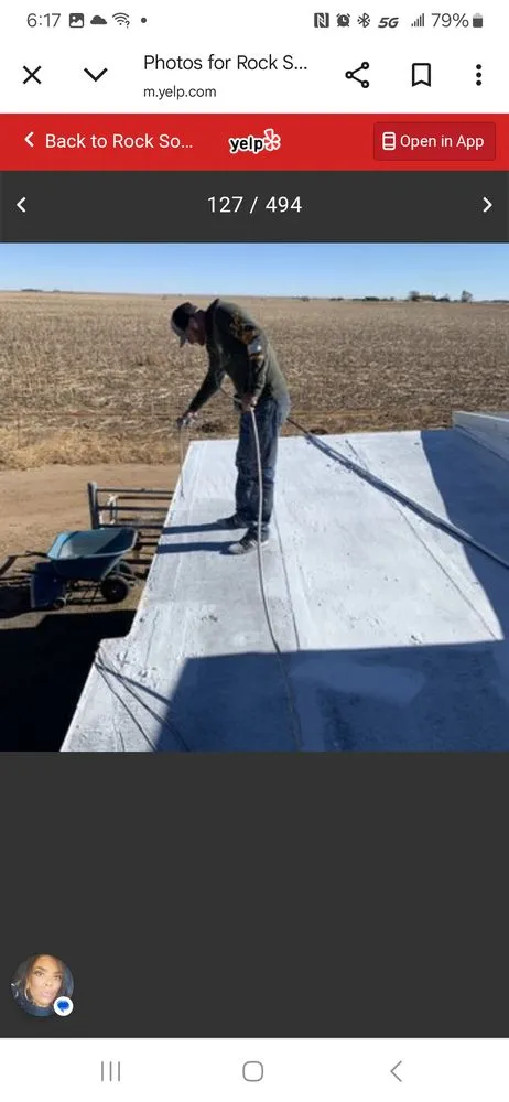 Slide of Rock Solid Roofing Company