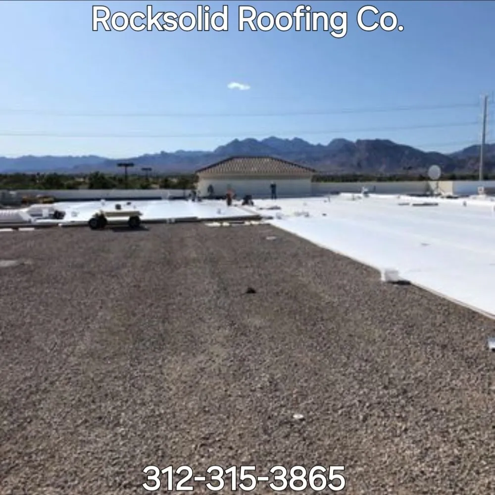 Slide of Rock Solid Roofing Company