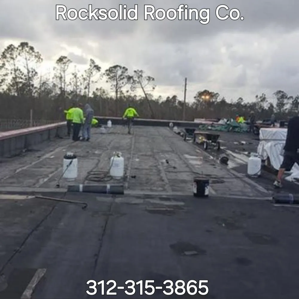 Slide of Rock Solid Roofing Company