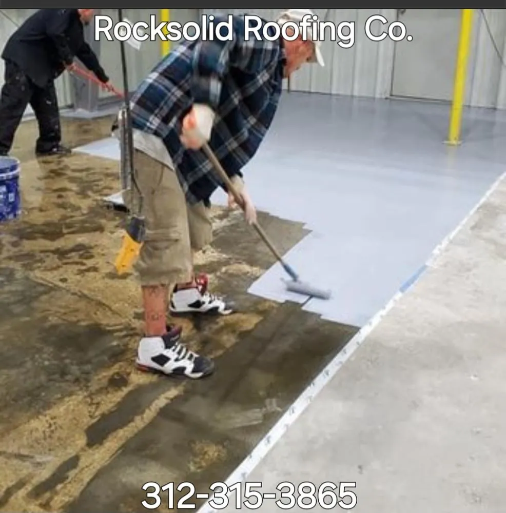 Slide of Rock Solid Roofing Company